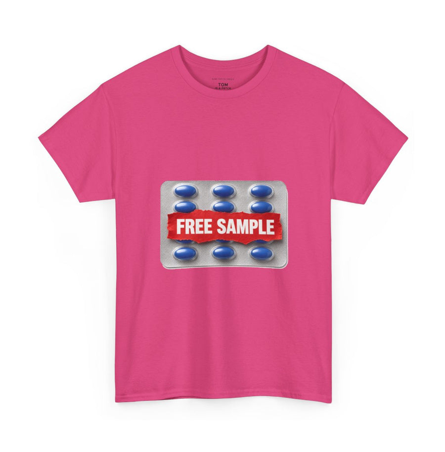Free Sample on a heliconia tee